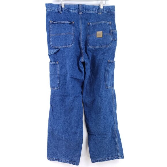 Bear River Men's Size 36/32 Flannel Lined Denim Jeans - Picture 2 of 10